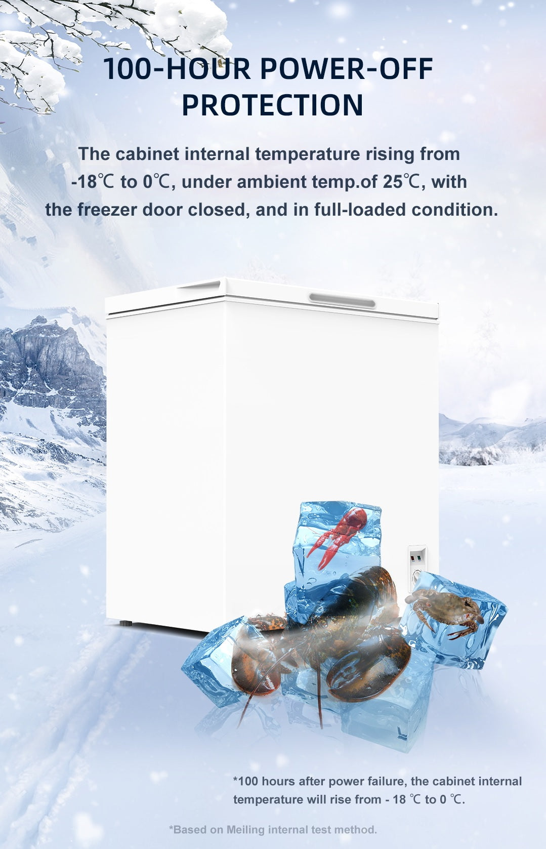 T1150ML2WE 142 Litre Chest Freezer