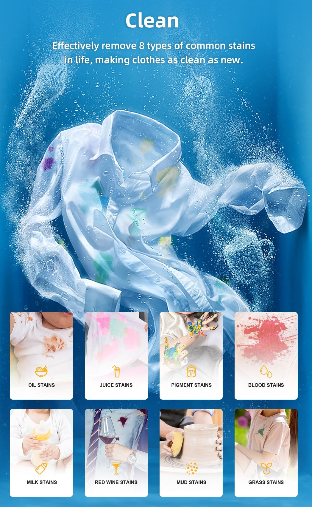 T35148MLWA 8kg 1400 RPM Space Pro Thor Washing Machine - Image 12