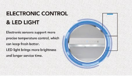 Compact Smart Frost Thor Fridge Freezer T65514MSFX-E - Image 7