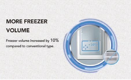 Compact Smart Frost Thor Fridge Freezer T65514MSFX-E - Image 6