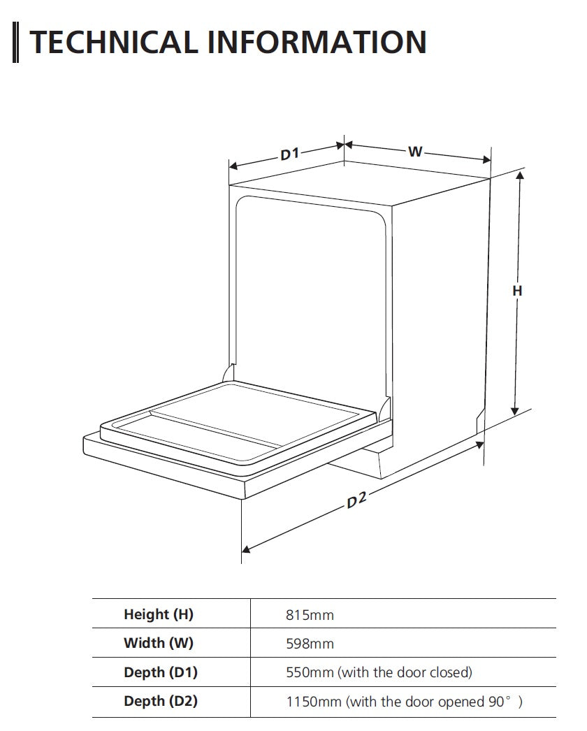 T3612M2INT Thor Appliances 12 Place Integrated Dishwasher - Image 5
